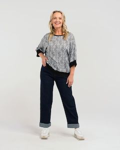 Tops: Florence Top - Floral Check - SEDUCE