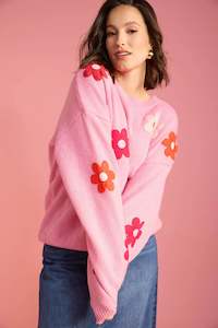 Delphi Jumper - Chilli/Pink - HAVEN