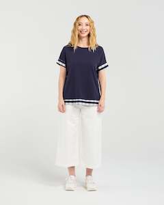 The Dark Room: Luna Top - Ink Check - SEDUCE