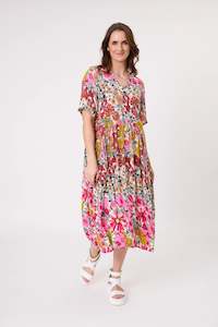 Marissa Dress - Garden Print - LEMON TREE
