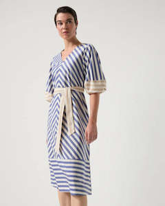 Spliced Stripe Dress - MARCO POLO