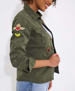 Astrid Badged Cotton Shirt - JOE BROWNS