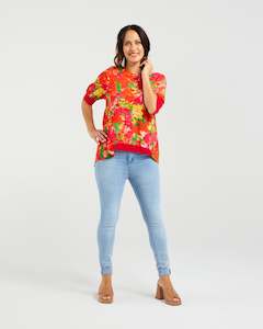 Tops: Havana Top - Flora Fusion - ZAFINA
