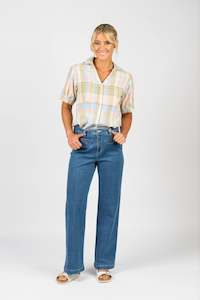 Wide Leg Jean - Blue Hue - VASSALLI