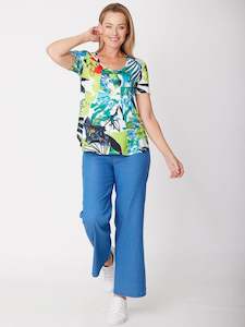 Pants: Denim Casual Pant - CORDELIA STREET (PLUS SIZE)