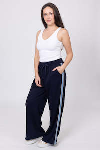 Pants: Nate Track Pant - Navy - CHARLO