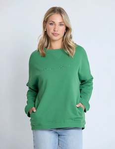 Best Sellers: Newport Pocket Crew - Basil - STELLA & GEMMA