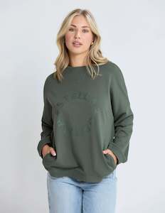 Best Sellers: Newport Pocket Crew - Winter Moss - STELLA & GEMMA