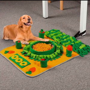 Carrot Snuffle Mat for Dogs – Play, Learn, and Relax 🐾 Lummy Pet Bakery