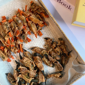 Chicken- Warpped Carrot/Okra Lummy Pet Bakery
