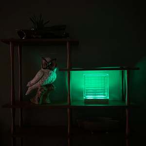 Wireless Lamps: Wireless Weave Bloc Lamp