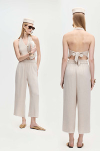 Products: Linen Natural Waistcoat