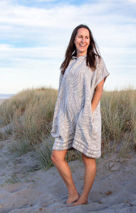 Products: Adult Hooded Poncho Grey