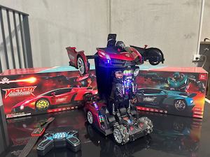 RC transformer: 1:10 Scale Gesture-Sensing Transforming RC Robot – Dual Mode Warrior & Car