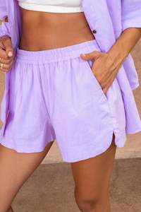 Island Clothing: Gerry Shorts - Lilac