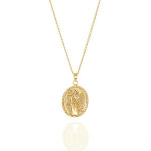 St Raphael - Patron Saint of Happy Meetings, Doctors & Nurses - Gold