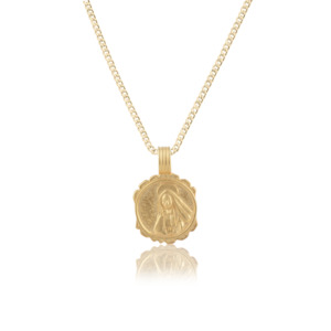 Pendants: St Cabrini - Patron Saint of Immigrants - Gold