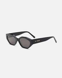 Lu Goldie - Eliana Black Sunglasses