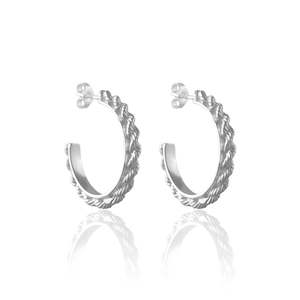 DEL CARMEN HOOPS - SILVER