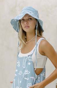 Hats: ALFIE HAT - Plant Eyes Blue