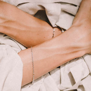 COMO CABLE CHAIN BRACELET - Gold