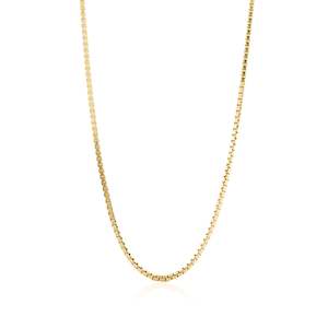 Velvet Vacation: Bahama Box Chain Necklace - Gold