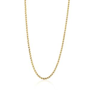 Rhode Island Twisted Rope Chain - Gold