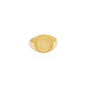 Love Shack Signet Ring - Gold
