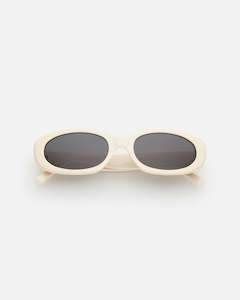 Sunglasses: Lu Goldie - Evie - Oat Milk Sunglasses