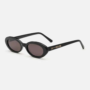 Lu Goldie - Sylvie Black Sunglasses