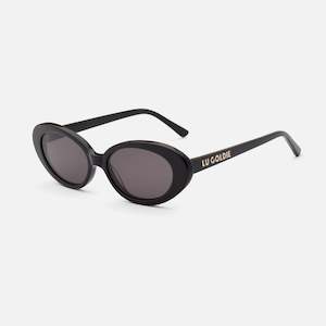 Sunglasses: Lu Goldie - Jeanne Black Sunglasses