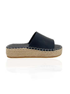 Shoes: Milos Mule - Black