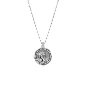 Phenomenal Woman: Mother Teresa Pendant for Devotion Necklace - Silver