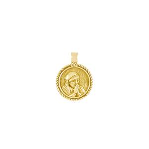 Mother Teresa Pendant for Devotion - CHARM ONLY - Gold