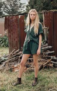 Jan Shirt - Rosemary Green