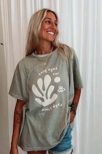 Plants for Eyes Charity T-Shirt Organic Cotton - Sage