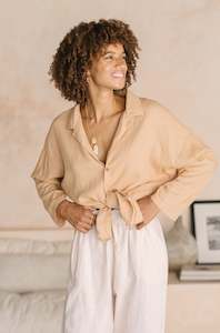 Recommended Necklaces: SHANDY SHIRT - Cinnamon *ORGANICALLY PLANT DYED*