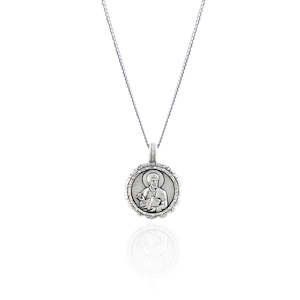 Recommended Rings Silver: St Luke - Patron Saint of Creativity & Artists Necklace - Silver