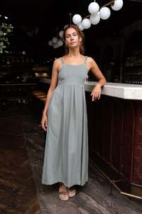 Island Clothing: JASMINE DRESS - Agave