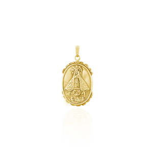 Saint Pendants: SOLID GOLD Our Lady of Charity - Patroness of Cuba - CHARM ONLY - Gold