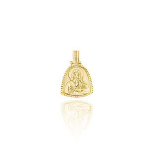 SOLID GOLD St Cecilia - Patroness of Music - CHARM ONLY - Gold