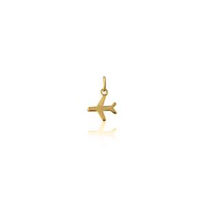 Gifts Under 51: Just Plane Adventurous Charm (Gold)