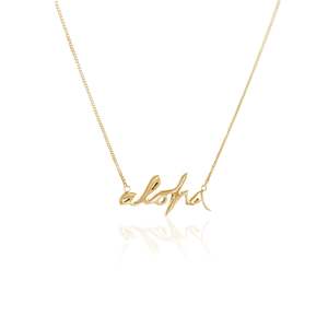 Featured Necklaces: GOLDFISH KISS x LUNA & ROSE 'ALOHA' NECKLACE (Gold)
