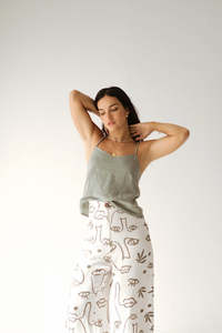 Tops Shirts: JENNY SINGLET - Sage