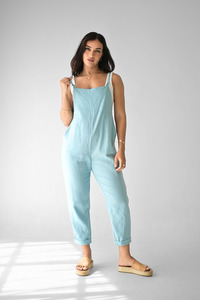 Ollie Overalls - Sky Blue