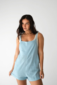 Overalls: Riley Jumpsuit - Sky Blue