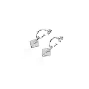 Pacific Palm Earrings - SILVER