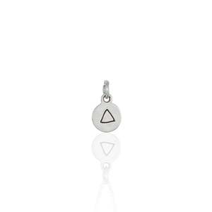 Fire Sign Mini Charm - Silver