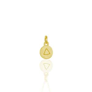 Fire Sign Mini Charm - Gold