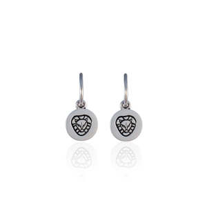 Featured Earrings: Leo Mini Zodiac Hoops - Silver